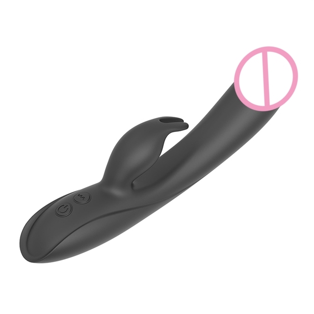 Realistic Dildo Vibrator G Spot & Clitoris Stimulator in Bunny Lady Rabbit Design for Women