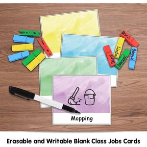 Tableau de gestion des tâches pour la classe, outil éducatif pour les enseignants et les aides, gestion de la salle de classe préscolaire - Product Image 6