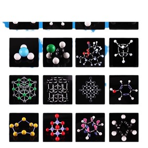Modelo de Estructura Molecular de Química Orgánica con Bolas <span class=keywords><strong>y</strong></span> Varillas, Juego Completo para Secundaria <span class=keywords><strong>y</strong></span> Preparatoria, Esferas Atómicas en Proporción - Product Image 1
