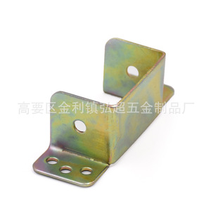 Support de plateau en bois 50x30x32x93mm, couleur fer, plaqué zinc, durable pour la connexion de la structure de lit - Product Image 3