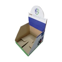 Présentoir de comptoir en carton pliable Assemblage facile personnalisé Présentoir de comptoir en carton CDU