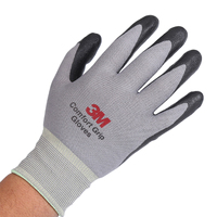 Gants de travail industriels 3M Comfort Grip, antidérapants, résistants à l'usure, enduits de nitrile, protection des mains