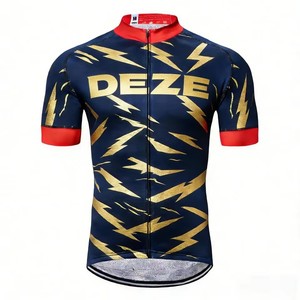 Zede - Maillot de Ciclismo Personalizado y Duradero para Hombre, con Estampado por Sublimación, Absorbente de Humedad, para Ciclismo de Carretera y Eventos de Carreras - Product Image 1