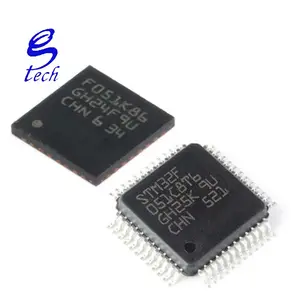 STM32F051K8U6 جديد الأصلي متحكم على الانترنت مكونات إلكترونية الدوائر المتكاملة QFN32 MCU STM32F051C8T6 STM32F051R8T