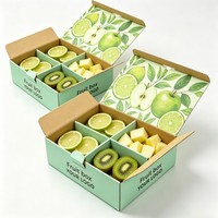 Boîtes à fruits personnalisées pour boulangerie, épicerie, emballage de produits frais, vente en gros