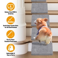 Fabrik-Großhandelspreis: Niedrig Angewinkelte Schutzrampe aus Schaumstoff, Moderne Hunderampe & Treppen für Kleine Hunde, Abnehmbar & Waschbar
