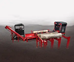 automatic big wood/ log peeling machine