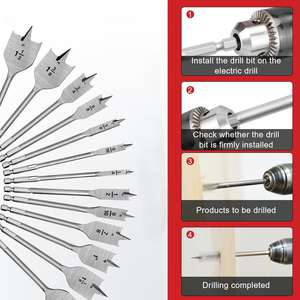 2026 -Our Woodworking Paddle Flat <b>Bits</b> Are Versatile Tools That Allow Precise Drilling in Various Types of Wood - Product Image 3