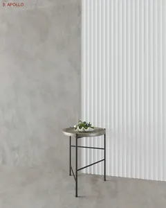 Mesa de centro vietnamita, diseño minimalista moderno, muebles de sala de estar, mesa de té de lujo redonda Artificial