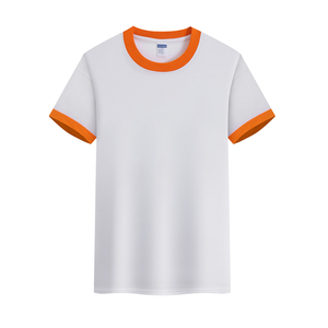 Impression de logo personnalisé, tenues assorties pour la famille 100% coton, coupe régulière unisexe, t-shirts en tricot respirants pour enfants, unis - Product Image 6