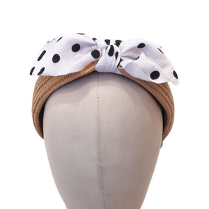 Diadema con lazo de lunares de algodón ajustable para mujeres y niñas, caja de 600 piezas Ref44088 - Product Image 3