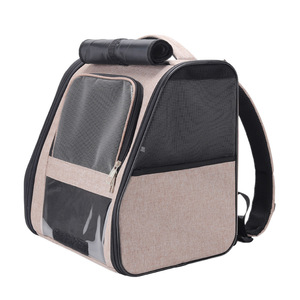Anchong Pet <b>Backpack</b> Double Shoulder <b>Cat</b> Bag Breathable Mesh Portable For <b>Cats</b> And Dogs Under 15 Lbs - Product Image 1