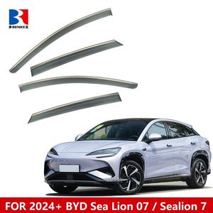 Déflecteurs de vent et pare-pluie adhésifs pour vitres latérales de voiture, accessoires extérieurs pour Sealion 7 2024 2025 - Product Image 2