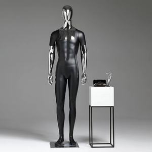 Modelo masculino Accesorios de disfraz de cuerpo completo Colgador de exhibición de ropa negra Exhibición de maniquí masculino - Product Image 5