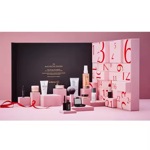 Personnalisé femmes 25 jours compte à rebours <span class=keywords><strong>calendrier</strong></span> <span class=keywords><strong>de</strong></span> <span class=keywords><strong>l</strong></span>'<span class=keywords><strong>avent</strong></span> noë<span class=keywords><strong>l</strong></span> nouvelle beauté maquillage surprise estampage gaufrage feuille d'or papier cadeau - Product Image 4
