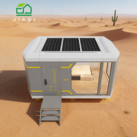 Maison modulaire préfabriquée à assemblage rapide, capsule spatiale modulaire légère et portable pour école, hôpital, hôtel avec panneaux solaires