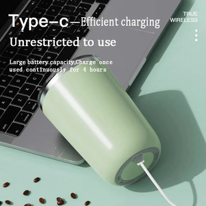 เหยือกน้ำสแตนเลส304แม่เหล็กอัตโนมัติ, เหยือกน้ำสแตนเลสแบบชาร์จไฟได้เครื่องปั่นอเนกประสงค์ขวดน้ำเครื่องผสมอัจฉริยะ - Product Image 5