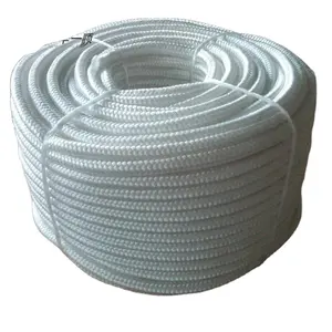 Marine supplies 12 mm double braid Polyester rope for yacht