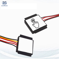 Interrupteur tactile intelligent capacitif personnalisable Mini à une seule touche DC12V 4A 50W pour bandes LED, miroir de salle de bain