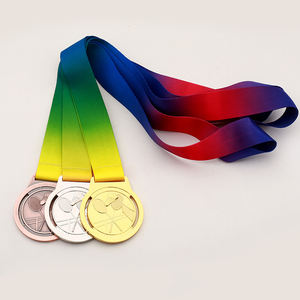 Medaglia sportiva di Badminton medaglia di Badminton campionato campionato di Badminton in rame argento personalizzato di alta qualità - Product Image 2