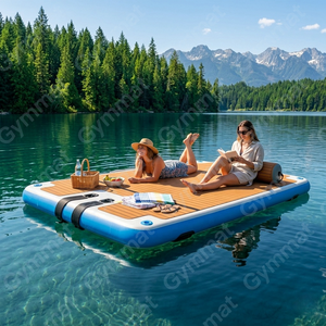 Plateforme flottante gonflable multi-personnes, nouvelle technologie, ponton gonflable pour lac/bateaux/île/<span class=keywords><strong>piscine</strong></span> - Product Image 3