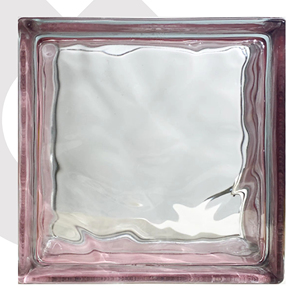 Verre brique bord couleur Série rose bord poudre nuage moderne nouveau matériau panneau mural design nouveau style teinté coloré brique creuse - Product Image 1