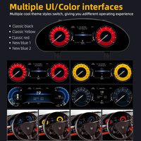 Pour Maserati GranTurismo 2007-2015, tableau de bord numérique LCD, écran complet 12,3 pouces, compteur de vitesse, mise à niveau CarPlay sans fil, Linux