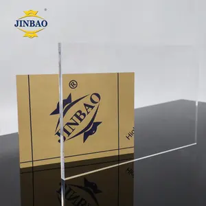 Jinbao 3Mm 4ft X 8ft PMMA Nhà Sản Xuất Castfor Cắt Laser Trống Thủy Tinh Đúc Màu Trắng Sữa Rõ Ràng Cắt Tấm Acrylic