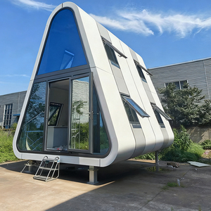 Cápsula Espacial Modular Prefabricada de Acero con Baño, Impermeable, Nueva, Estructura Rectangular de Acero para Exteriores, Cápsula Espacial para Hotel - Product Image 2