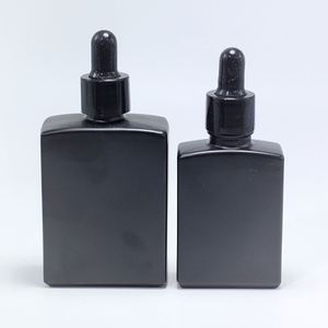 Manufacture Supplier Matte Black Frosted15ml 30ml 50ml 100ml Glass Serum <b>Dropper</b> Eye Essential Oil <b>Bottle</b> - Product Image 3