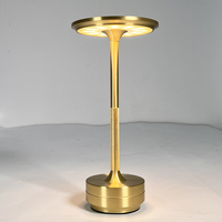 Lampe de bureau LED sans fil rechargeable avec contrôle tactile, intensité réglable, pour restaurant, café, mariage, vente en gros, OEM