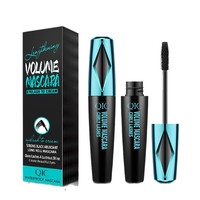 Maskara Bulu Mata Profesional Tahan Lama & Eyeliner Tahan Air Sikat Bulu Mata Silikon Tebal Panjang Melentik untuk Penggunaan Riasan
