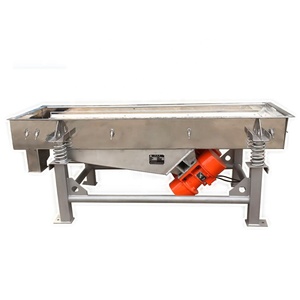 Thép Không Gỉ Hình Chữ Nhật Rung Khô Sift Màn Hình Máy Rung Tuyến Tính Cho Ngành Công Nghiệp Hóa Chất Hạt - Product Image 1