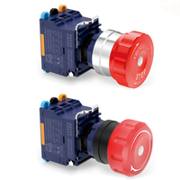 25A SA1 1NO 1NC interruttore di connessione veloce Plug-in pulsante di arresto di emergenza struttura elettronica in alluminio Max 24V IP67/IP65