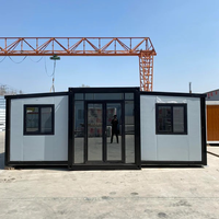 Maison préfabriquée modulaire pliable extensible de luxe à 4 chambres, 40 pieds sur 20 pieds, directement de l'usine CE