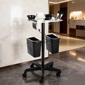 Chariot à outils pour bouclage et extensions capillaires, pour salon de coiffure, séchage à l'huile, coloration des cheveux, chariot de coloration à chaud, chariot de bar à soins capillaires en acrylique - Product Image 4