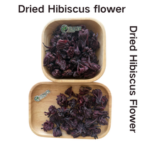 Fleur d'hibiscus séchée naturelle, thé de roselle, fleur entière, tisane, matière première
