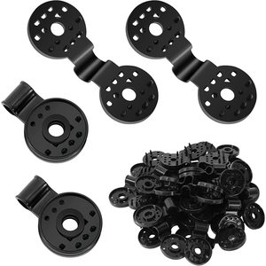 Clips pour filet d'ombrage, œillets en plastique pour la fixation de filets d'ombrage de jardinage, crochets et boucles - Product Image 5