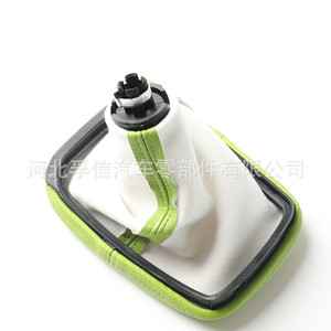 Pommeau de levier de vitesse en cuir vert 5 6 vitesses ergonomique pour Golf 4 - Product Image 3