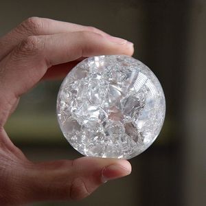 Rõ ràng Glass Crystal Ice crack bóng <span class=keywords><strong>Sphere</strong></span> MH-Q0223 - Product Image 1