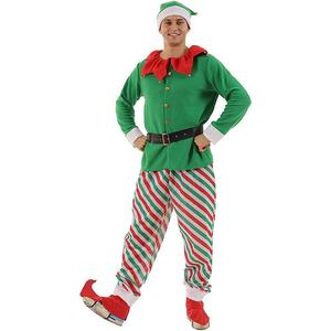Disfraz de Duende Verde para <span class=keywords><strong>Hombre</strong></span> Adulto 2026, Conjunto de Camisa y Pantalones con Sombrero para Año Nuevo y Navidad, DISFRACES DE NAVIDAD - Product Image 2