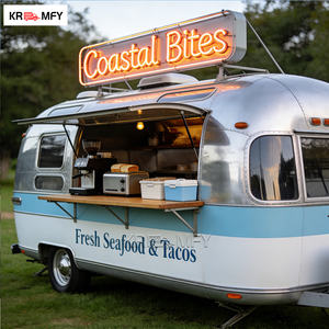 Remolque de Comida Móvil para Operaciones Nocturnas, con Certificación DOT CE VIN, Equipamiento Iluminado, para USA y Europa, Carrito para la Noche - Product Image 3