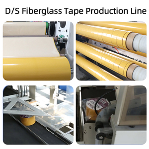 Cinta de filamento de <span class=keywords><strong>tela</strong></span> de malla de doble cara Alfombra de fibra de vidrio súper fuerte D/S Pegajosa de doble cara Hot Melt Heavy Duty Sin residuos - Product Image 3