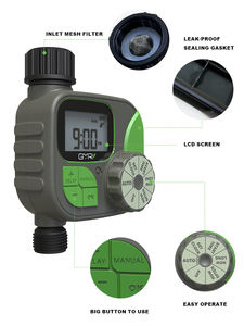 Minuteur d'arrosage à un seul bouton pour <span class=keywords><strong>robinet</strong></span> <span class=keywords><strong>de</strong></span> tuyau, idéal pour système d'irrigation <span class=keywords><strong>de</strong></span> <span class=keywords><strong>jardin</strong></span> DIY - Product Image 6