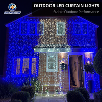 Guirlandes LED d'extérieur, imperméables, pour décoration de Noël, parcs à thème, hôtels, complexes hôteliers, façades de bâtiments, taille personnalisée