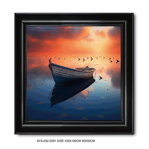 Tableau mural <span class=keywords><strong>sur</strong></span> toile avec bateau et <span class=keywords><strong>coucher</strong></span> <span class=keywords><strong>de</strong></span> <span class=keywords><strong>soleil</strong></span> <span class=keywords><strong>sur</strong></span> la <span class=keywords><strong>mer</strong></span>, impression <span class=keywords><strong>de</strong></span> <span class=keywords><strong>peinture</strong></span> <span class=keywords><strong>de</strong></span> paysage nautique, décoration <span class=keywords><strong>de</strong></span> salon et <span class=keywords><strong>de</strong></span> chambre à <span class=keywords><strong>coucher</strong></span> <span class=keywords><strong>sur</strong></span> le thème côtier - Product Image 2
