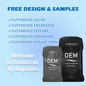 カスタムラベル100% 天然男性スピード汗防止脱臭アルミフリー脇の下ロレットスポーツ用 - Product Image 2