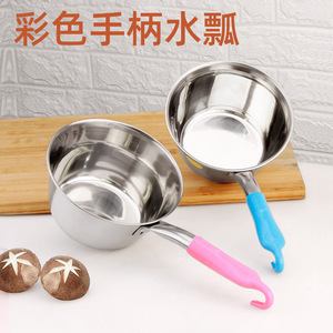 Cucharón de Acero Inoxidable con Mango Colorido, Cuchara Grande para Servir en la Cocina - Product Image 4