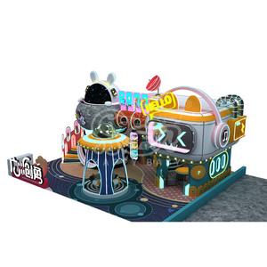 Conception originale 2023, nouveaux jouets électriques amusants et mignons sur le thème de l'espace, en forme de lapin, pour aire de jeux intérieure, ensemble de jeux souples pour tout-petits - Product Image 4
