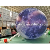 Globe lunaire gonflable de grande taille de haute qualité pour la décoration